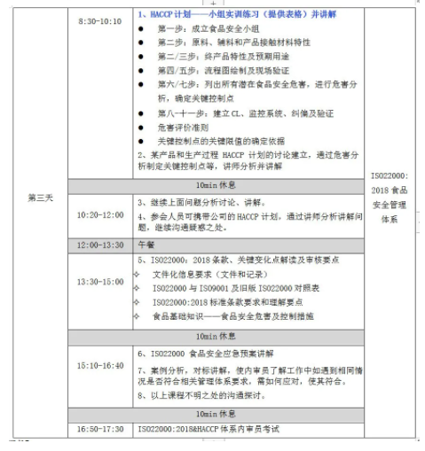 【11月· 上?！渴称诽砑觿┚W(wǎng)三體系內審員實(shí)操培訓（附最新日程）